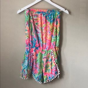 Lilly Pulitzer Strapless Romper